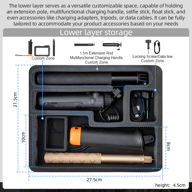 STARTRC 2 Layers Portable Trav - Drone Camera Case ulasan dan harga